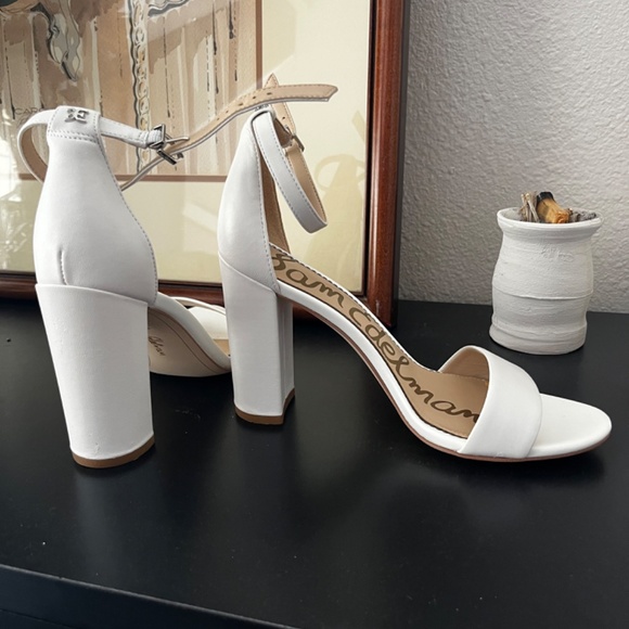Sam Edelman yaro white heels size 8 - Picture 2 of 6